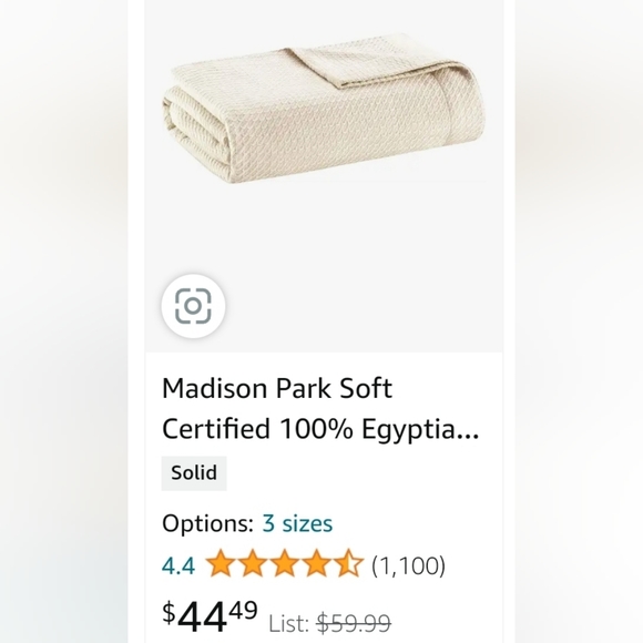 Madison Park cozy blanket (twin) - Picture 2 of 4